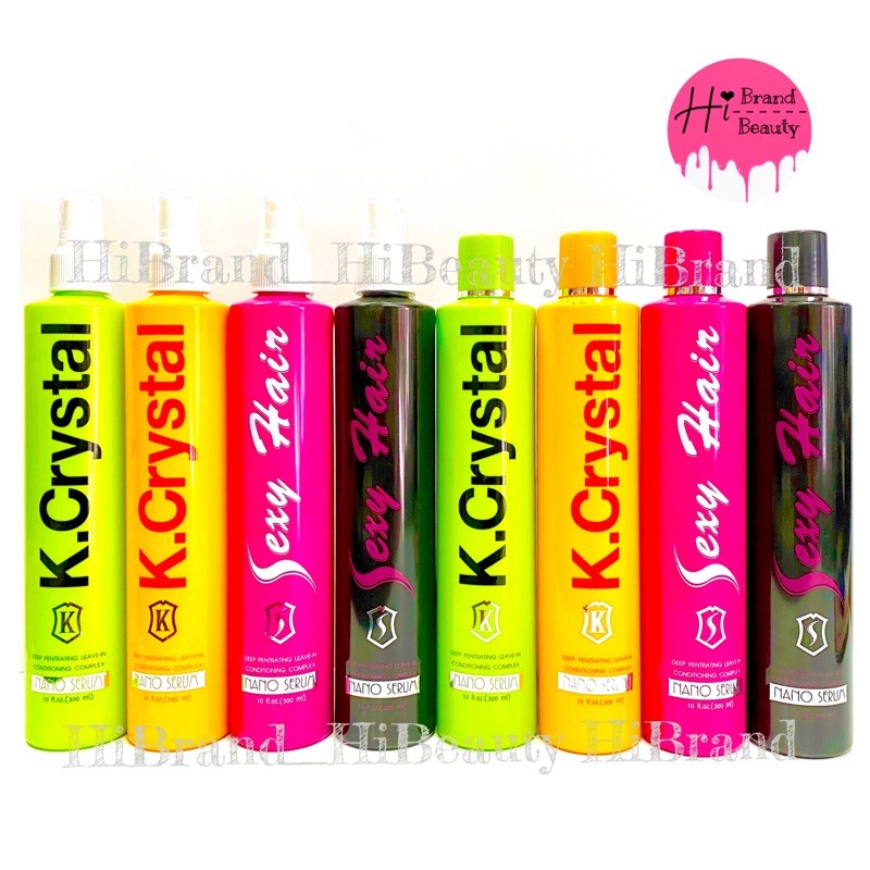 อาหารผม เคคริสตัล เซ็กซี่แฮร์ นาโนเซรั่ม 300 มล K.crystal & Sexy Hair nano serum 300ml
