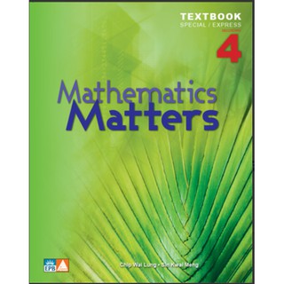 หนังสือวิชาคณิตศาสตร์ Secondary Mathematics : Mathematics Matters (SE) Pricelist Textbook 4 (SPECIAL/EXPRESS)