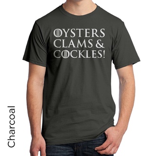 Oysters Clams &amp; Cockles! เสื้อยืด พิมพ์ลาย Thrones Arya Stark Sansa Jon Snow 146