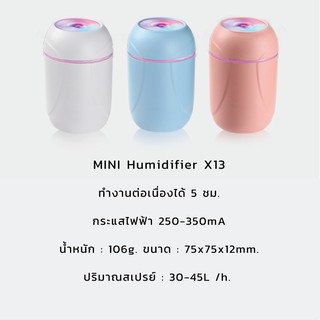 Superbabe Smart mini air humidifier ห้องนอนที่บ้านเงียบมาก สเปรย์อโรมาเธอราพี