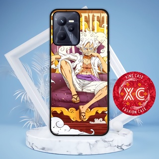 |An01|เคสกระจกเอฟเฟค สําหรับ REALME C35 NARZO 50A PRIME | เคส HAPE MOTIF LUFFY GEAR 5 อนิเมะวันพีช|