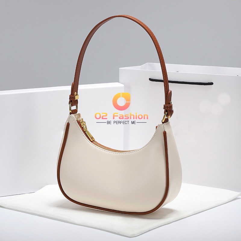 Baguette Bag กระเป๋าสะพายข้าง บาแกตต์ ผู้หญิง วัสดุหนังPU -รุ่น5235