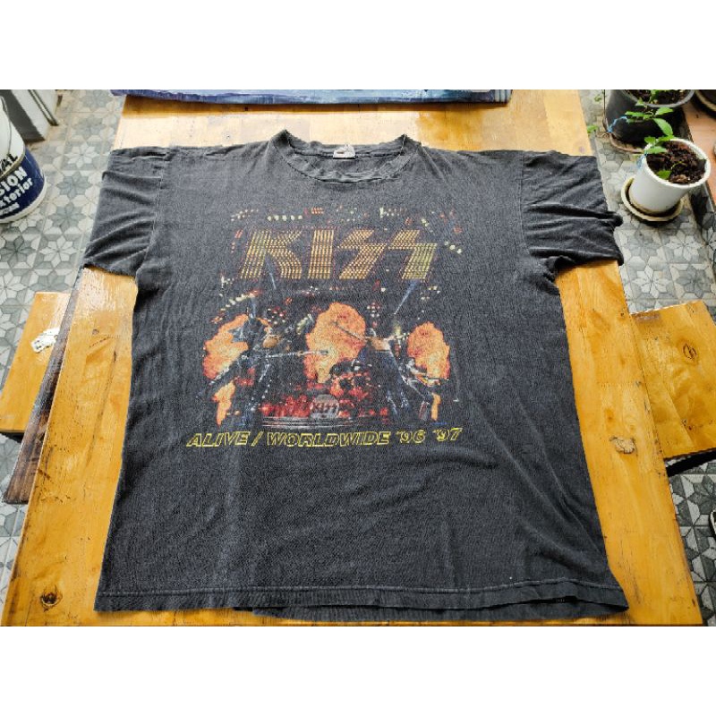 เสื้อวง kiss 1996 มือสองของแท้