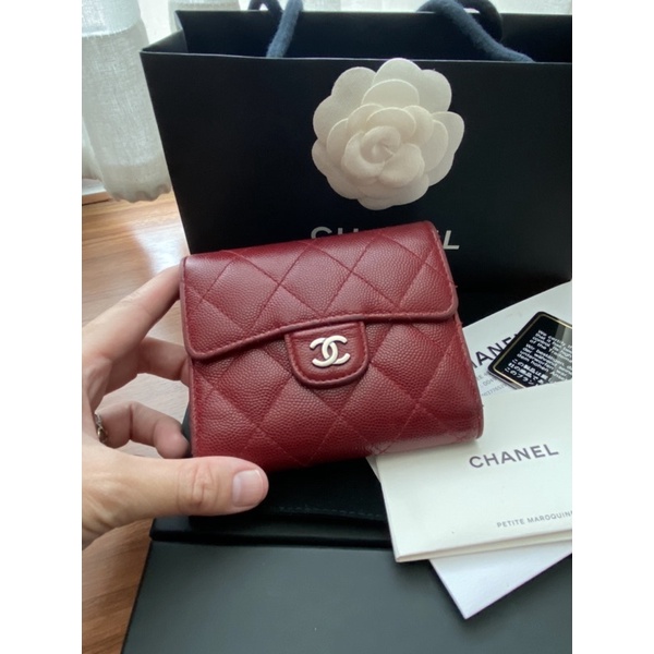 chanel trifold wallet holo22