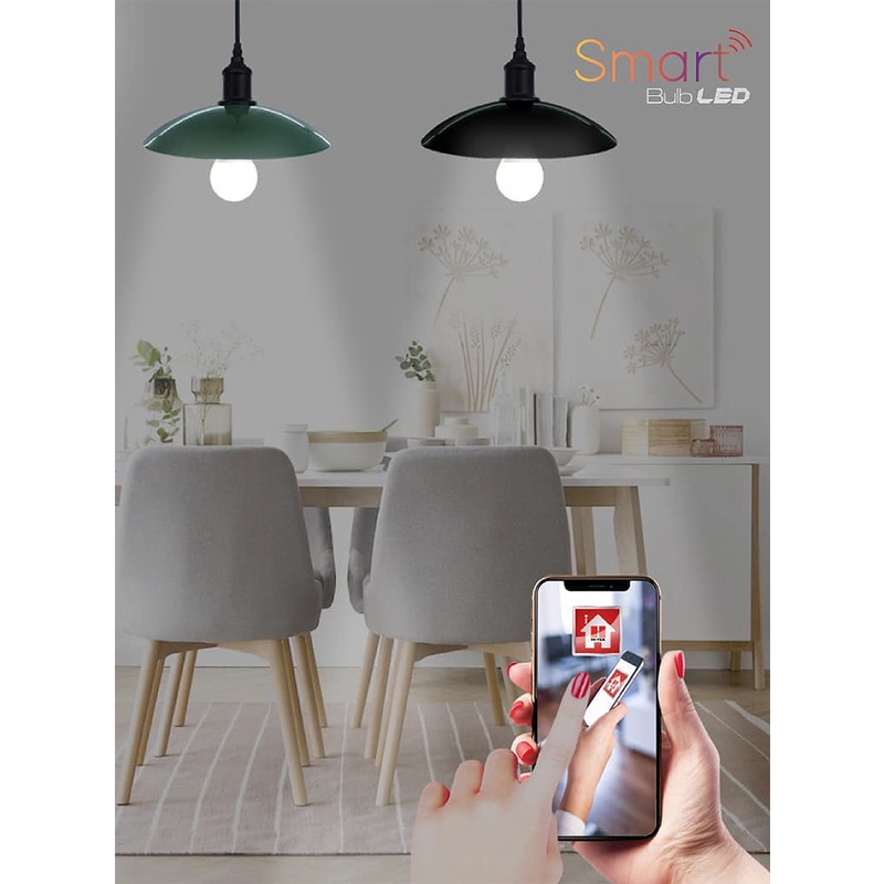 HI-TEK หลอดไฟอัจฉริยะ LED  ขนาด 9 วัตต์ ขั้ว E27 - รูปที่ 2