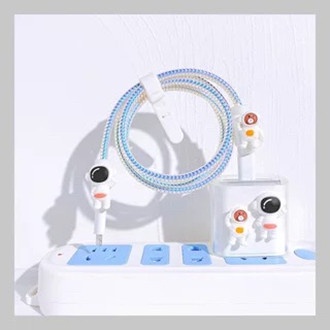 Adapter case เคสอแดปเตอร์ขนาด 18W&20W เคสสำหรับ iPhone  การ์ตูนน่ารักกันสายหัก ป้อนกันสายชาร์จ ชุดตกแต่งสายชาร์จ