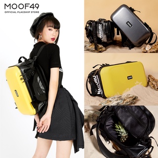 MOOF49 กระเป๋าเป้ Nakuru Backpack Case ขนาด (S 14" / M 17")  มีสามสี (ดำ/เทา/เหลือง) เป้กันน้ำ เป้มอไซค์