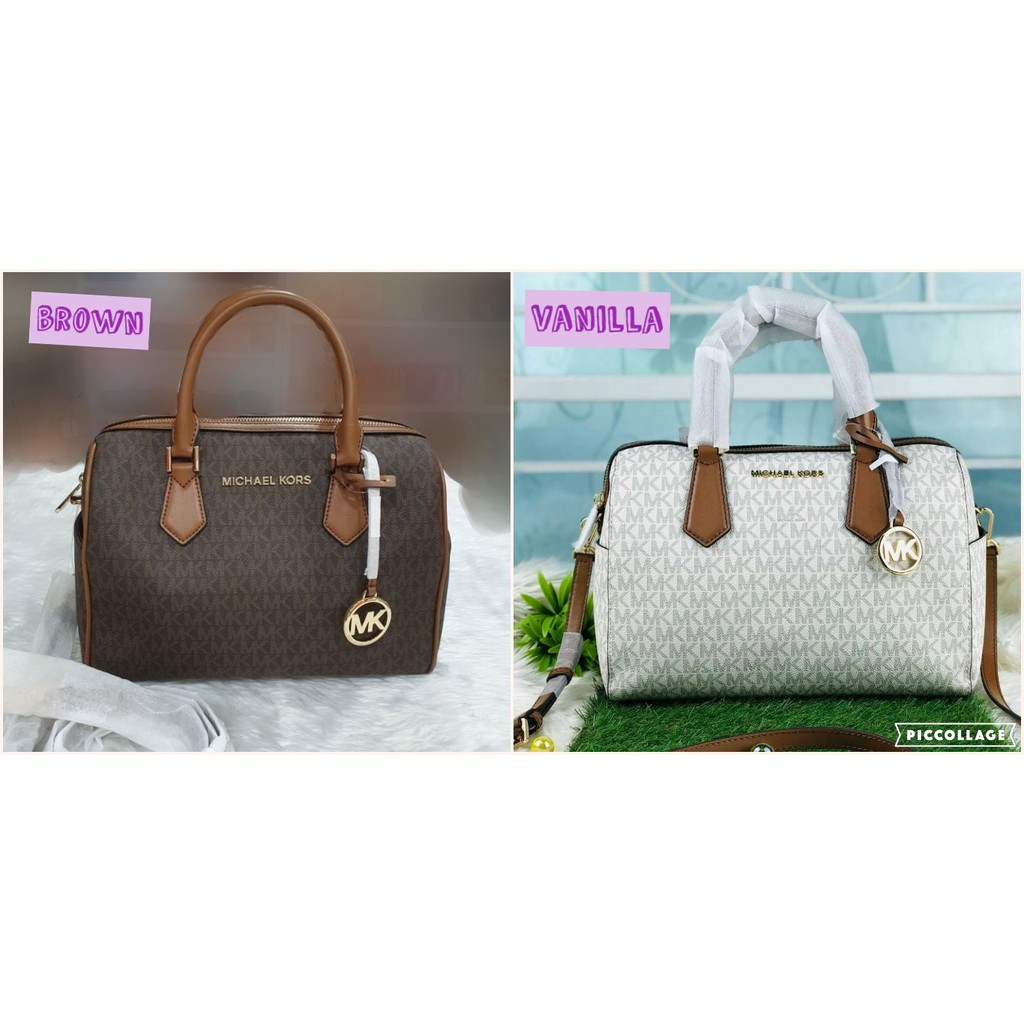 MK แท้ ✔️ กระเป๋าทรงหมอน ใบใหญ่ | Michael Kors Hayes Large Duffle Satchel Bag