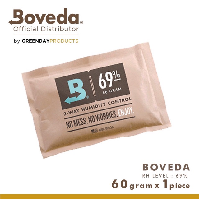 BOVEDA OFFICIAL - 60grams 69% RH