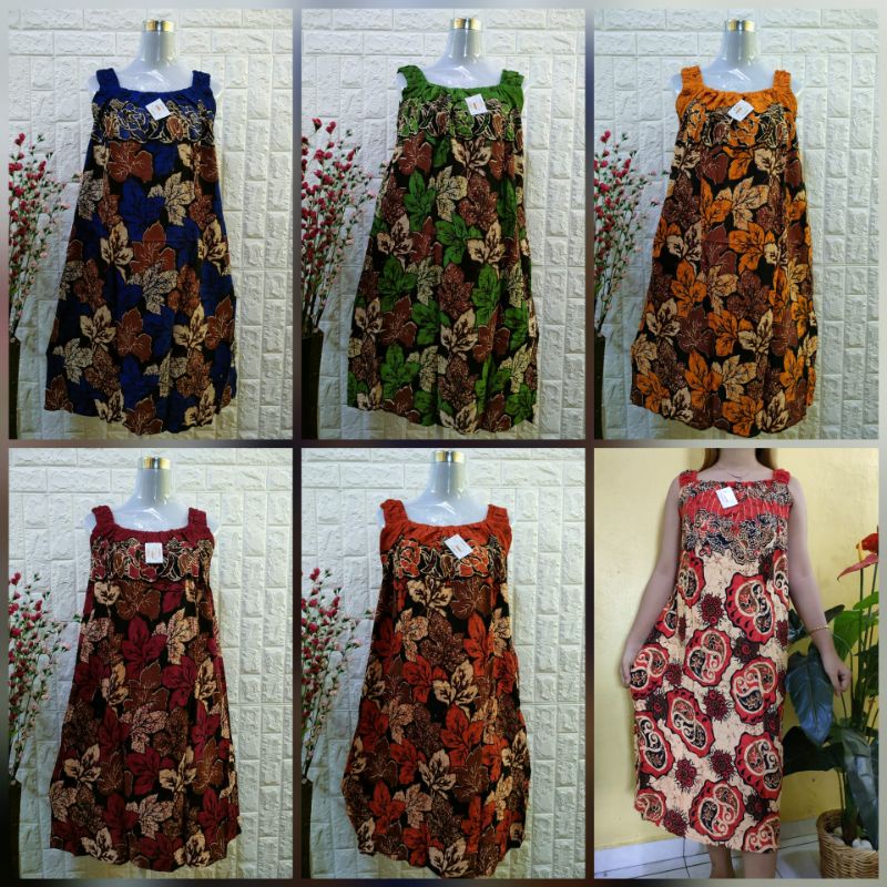 SAIZ S -2XL DRESS NIGHT WOMAN/DRESS PEREMPUAN COTON