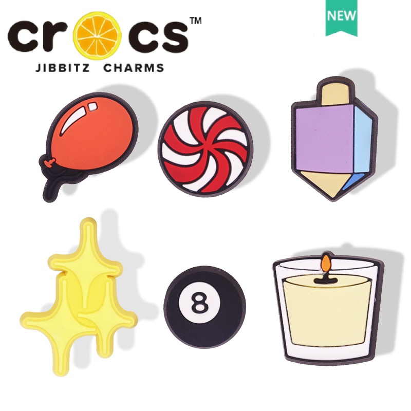 Crocs jibbitz charms ตัวติดรองเท้าแฟชั่น รูปดอกไม้ ประดับหัวเข็มขัด DIY