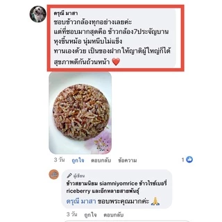 *ค่าส่งถูกที่สุด*ข้าวกล้อง 7 สายพันธุ์ 1 กก. ข้าวใหม่ปลอดสาร