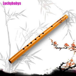 (Luckbabys) เครื่องดนตรีขลุ่ยไม้ไผ่ 6 หลุม ของเล่นสําหรับเด็ก