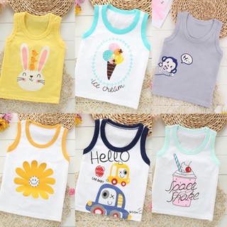 เสื้อกล้ามเด็ก [B1-10] เสื้อกล้าม เสื้อกล้ามเด็กผู้ชาย เสื้อกล้ามเด็กผู้หญิง เสื้อหน้าร้อนเด็ก AA