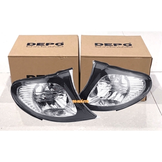 DEPO ไฟมุม ไฟเลี้ยว BMW E46 ตายก 2002 2003 2004 2005 ขอบดำ