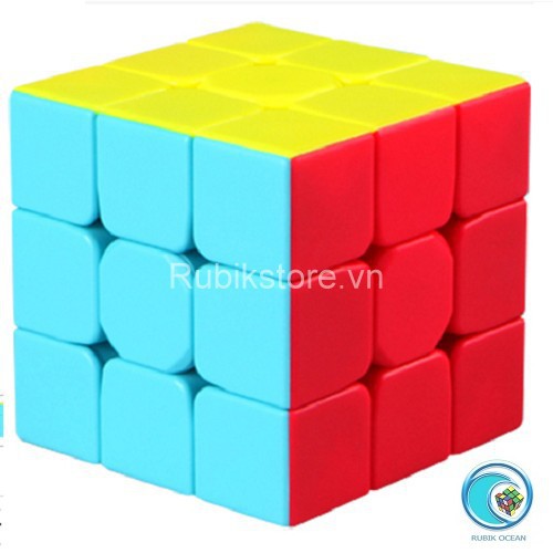 Rubik 3x3 QiYi Warrior W 3x3x3 ไร้สติ๊กเกอร์ - Rubik Ocean [FAVORITE SHOP]