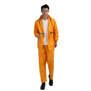 9 สีNew Alitech ชุดกันฝน เสื้อกันฝน มีแถบสะท้อนแสง Waterproof Rain Suit