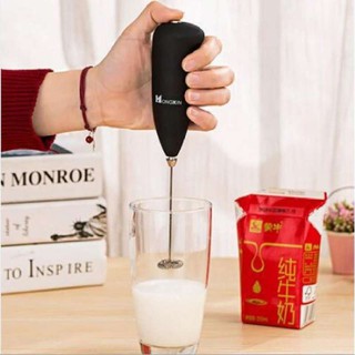 ที่ตีฟองนมไร้สาย Mongxin Milk Foamer(สีดำ) เครื่องตีฟองนมไฟฟ้า เครื่องทำฟองนม ที่ตีฟองนม ที่ตีไข่ แบบมือจับ ใช้ถ่าน