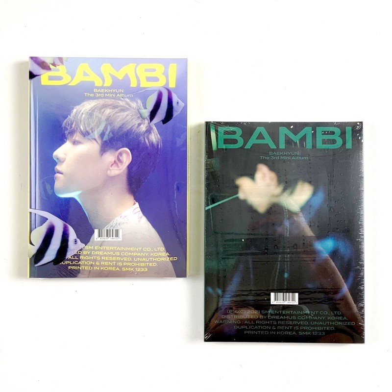 EXO BAEKHYUN 3rd Mini Album - Bambi (Photobook Ver) + โปสเตอร์
