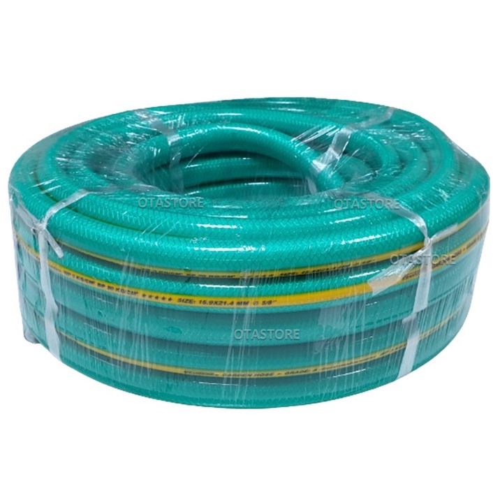 OCEANSTONE สายยาง (เขียวถัก) รุ่น SUPER A108-EX เกรด A+ 4 หุน (1/2) 10 เมตร – 20 เมตร 10 เมตร 20 เมตร สายยางฉีดน้ำ ราคา ถูกที่สุด ดีลบีเคเค แกลเลอรีภาพที่ 2