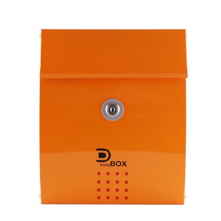 ตู้จดหมาย MB5102T สีส้ม/เบจ D-BOX MB5102T OR-BE L MAIL BOX