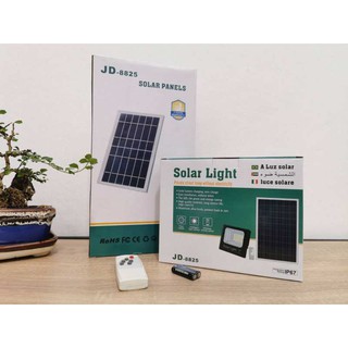 โคมไฟ Solar Light 25W สปอร์ตไลท์ของแท้จาก JD รุ่น JD-8825 รับประกัน