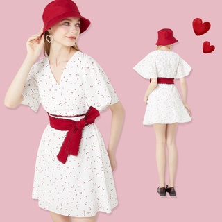 KAYASIS | KYS021 LITTLE HEART Print Flared Dress