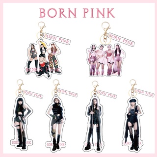 พวงกุญแจ จี้อัลบั้ม Kpop New Bron Pink Jennie Lisa สําหรับห้อยกระเป๋า