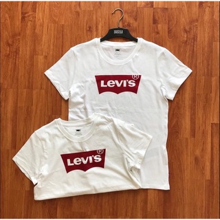 ⏸LEVIS WOMENS CLASSIC LOGO PERFECT TEE SHIRT เสื้อยืดคอกมแขนสั้น