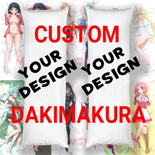 ปลอกหมอน แบบนิ่ม ลาย Dakimakura ขนาด 50x150 ซม.