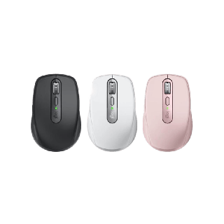 Logitech MX Anywhere 3 Wireless Mouse (เมาส์ไร้สาย บลูทูธ USB-C ใช้ได้แม้บนกระจก พร้อมปุ่มปรับแต่งได้ เลื่อน 1,000 แถวใน 1 วินาที)