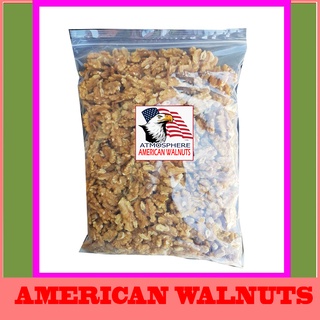 วอลนัทเม็ดเต็ม (WALNUTS)ถุง1KG &amp;500g**อบ /พร้อมทาน**นําเข้าจากอเมริกา