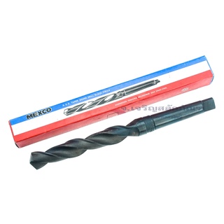 ดอกสว่านเจาะเหล็ก MEXCO 27-45 mm. เกรดไฮสปีด HSS แกนเตเปอร์ High Speed Steel, Taper Shank High Quality MEXCO