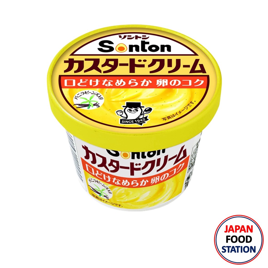 SONTON JAM CUP CUSTARD CREAM 135G (21591) แยมรสครีมคัสตาร์ด JAPANESE JAM