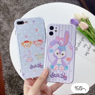 [พร้อมส่ง🇹🇭] เคสนิ่มคลุมรอบ กันเลนส์กล้องได้ดีจ้า💜หมีดัฟฟี่และผองเพื่อนลายจุดฟ้า /กระต่ายสเตลล่าลายทางม่วง