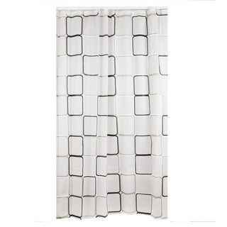 ม่าน PEVA SPL 10.01942 180x200 ซม. ลายกราฟิก ผ้าม่านห้องน้ำ ม่านห้องน้ำ ห้องน้ำ SHOWER CURTAIN SPL 10.01942 180x200CM GR