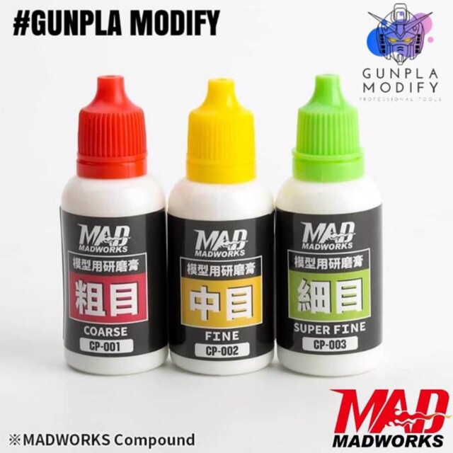 MADWORKS Compound Set ชุดน้ำยาขัดเงา 3 ระดับ CP001-003
