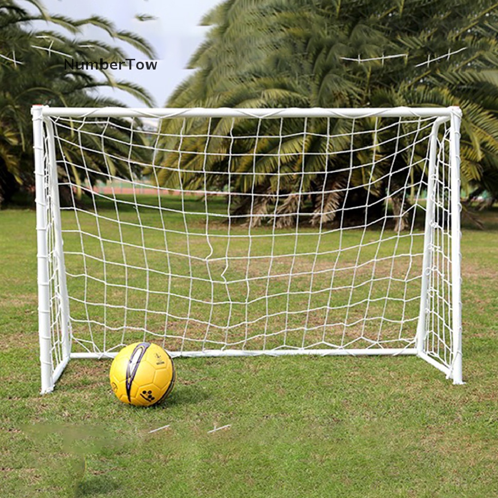 [NumberTow] 6 x 4ft Football Soccer Goal Post Net สําหรับเด็กการฝึกอบรมการแข่งขันฟุตบอลกลางแจ้ง