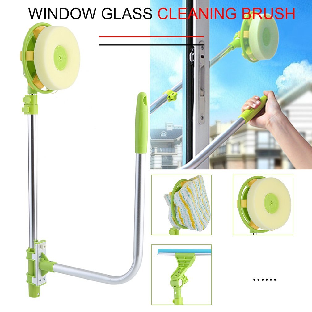 NEW Multi-Functional U Shape Telescopic High-rise Window Glass Cleaner ...
