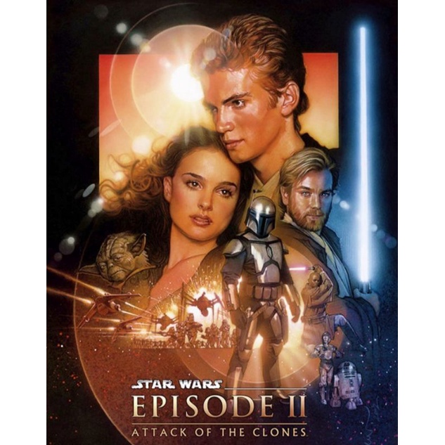 35 บาท สตาร์ วอร์ส ภาค 2 กองทัพโคลนส์จู่โจม Star Wars Episode II Attack of the Clones : 2002 #หนังฝรั่ง Hobbies & Collections