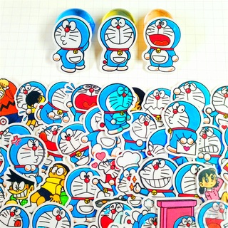 ★★★ Doraemon Q-6 สติกเกอร์ไดอารี่ ขนาดเล็ก ★★★ สติกเกอร์ ลายแฟชั่น สําหรับตกแต่งสมุดภาพ อัลบั้ม 50 ชิ้น ต่อชุด (ขนาด: 2~3 ซม.)