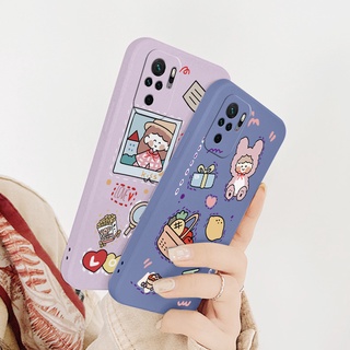 เคสปิกนิกเคสมือถือ ซิลิกาเจลเหลว Phone Case For Xiaomi Redmi Note 10 Pro Max 10s 4G 5G 10Pro 10ProMax  กันกระแทก การป้องกันเลนส์กล้อง ปกหลังแบบอ่อน