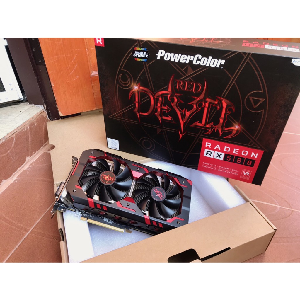 POWERCOLOR Red Devil RX580 8GB OC ครบกล่อง