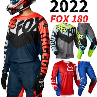 2022 Fox 180 Skew ชุดเสื้อเกียร์สําหรับขี่รถมอเตอร์ไซค์