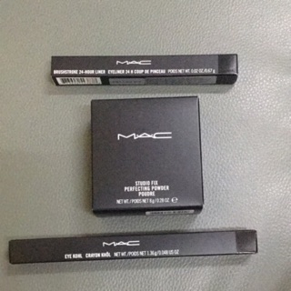 M.A.C Studio fix erfecting powder light plus/eye liner/Eye kohl