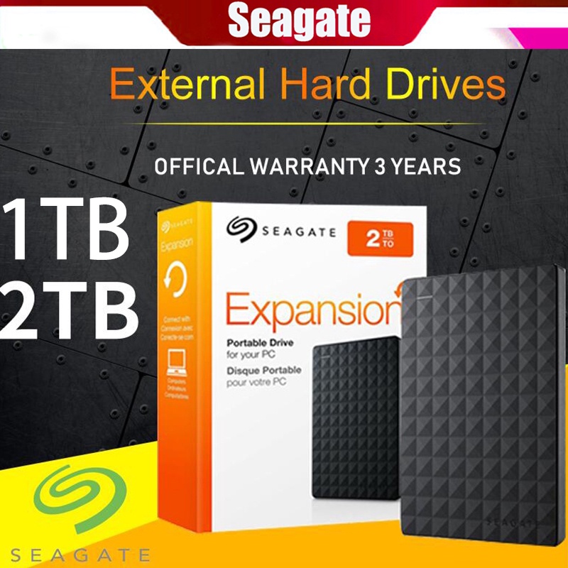 Seagate External Hard Drive 1TB 2TB USB 3.0 HDD 2.5" Portable Hard Disk for PC, Mac