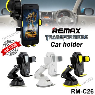 Remax  RM-C26 ของแท้ Car Holder ที่วางมือถือ ขาจับมือถือ Anti Slip Adjustable Phone Car Dashboard Desktop Holder