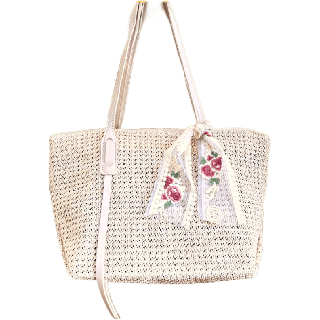 กระเป๋าสาน Tote bag กระเป๋าสะพายข้าง สวยเก๋ (A198)