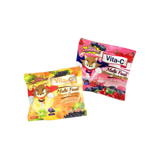 Vita C Multi Fruit Jelly เยลลี่ผลไม้ผสมวิตามินซี(1ซอง 20 กรัม) [20VIC1]