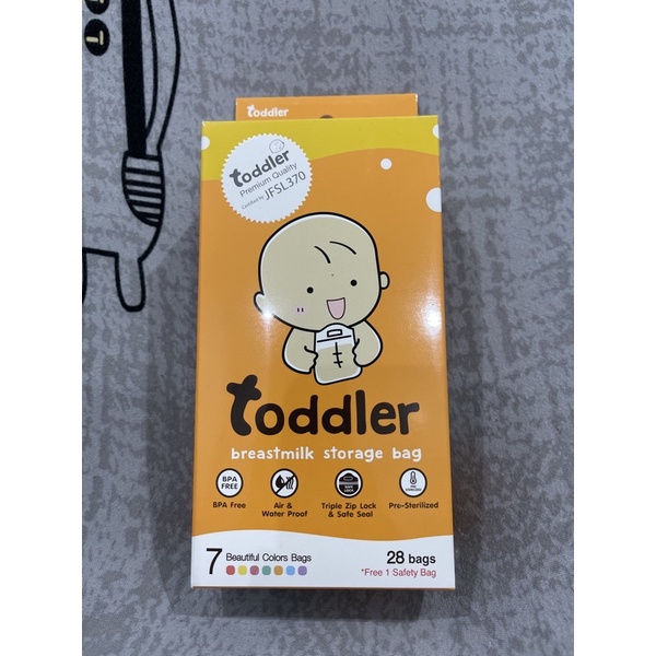 ถุงเก็บน้ำนม toddler 9 oz (28 ใบ)